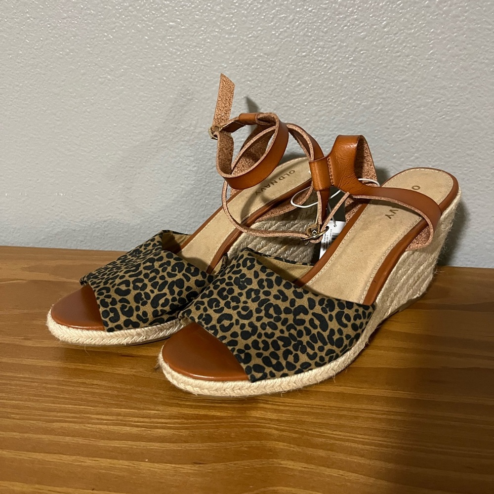 Leopard Wedges